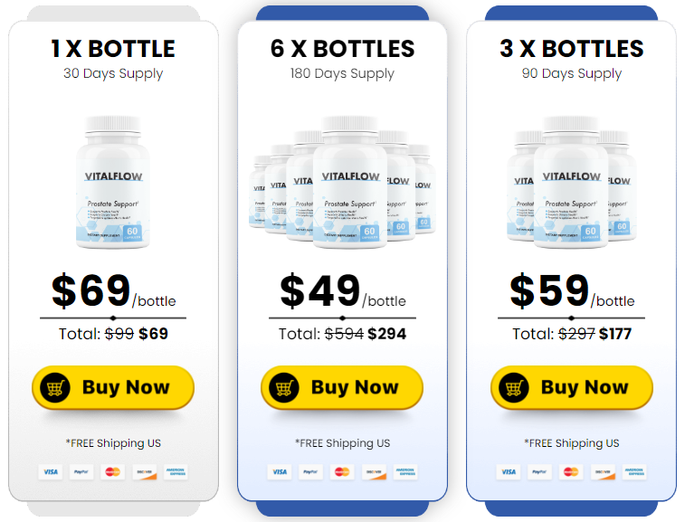 vital flow pricing details