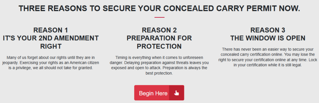 Concealed Training First Review