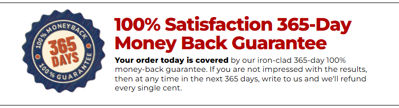 SpartaMax Money-Back Guarantee